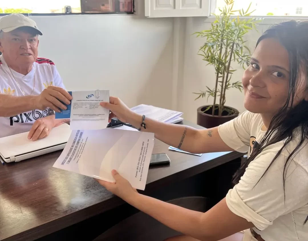 Mais uma entrega do cartão do Benefício Social Familiar