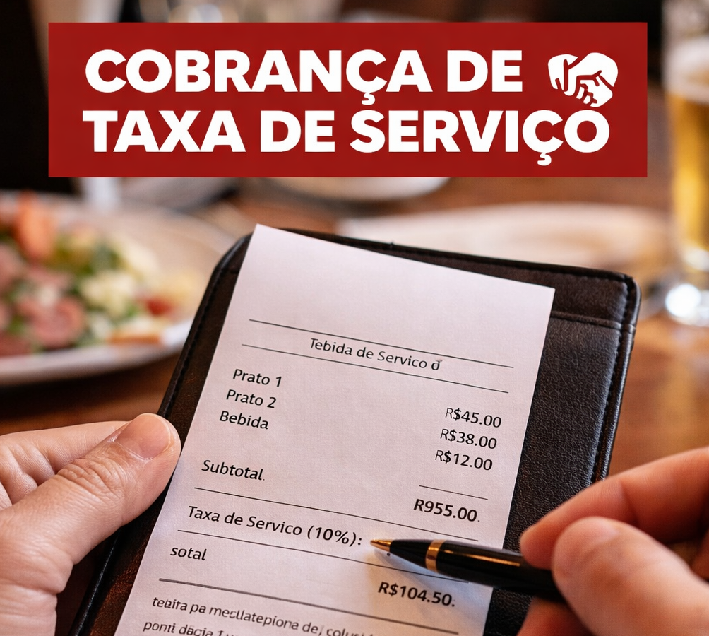 📢 COMUNICADO IMPORTANTE – TAXA DE SERVIÇOS / GORJETAS